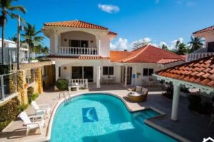 Beachfront 6BD Villa Brisas Doradas, Cabarete, Dominican Republic